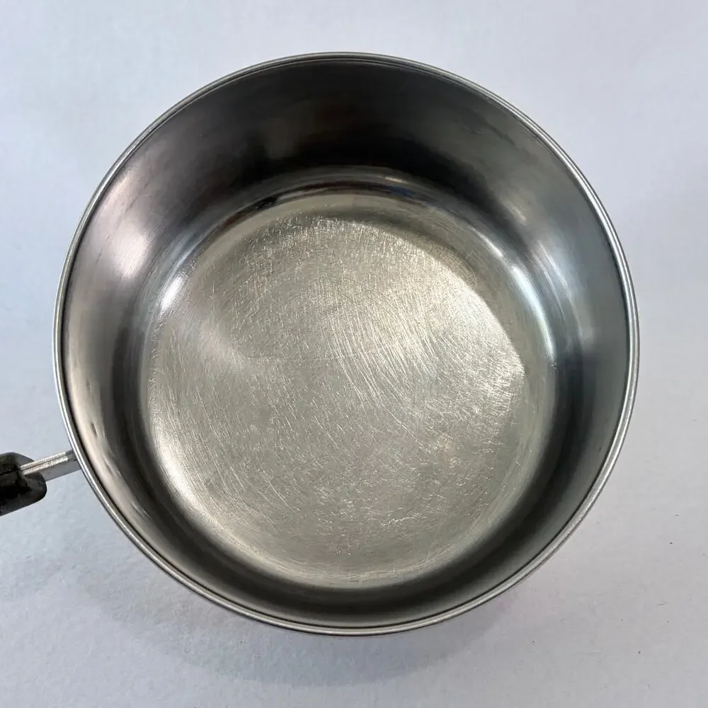 Revere Ware Saucepan 2 Quart Copper Bottom Double Ring Stamp No Lid